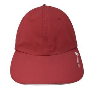 Artengo Slideback Baseball Cap Red One Size Adjustable Vented Holes Oxylane